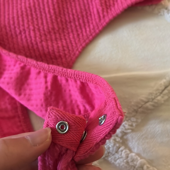 ASTR THE LABEL HOT PINK WOMENS BODYSUIT SIZE MEDIUM - Picture 2 of 6